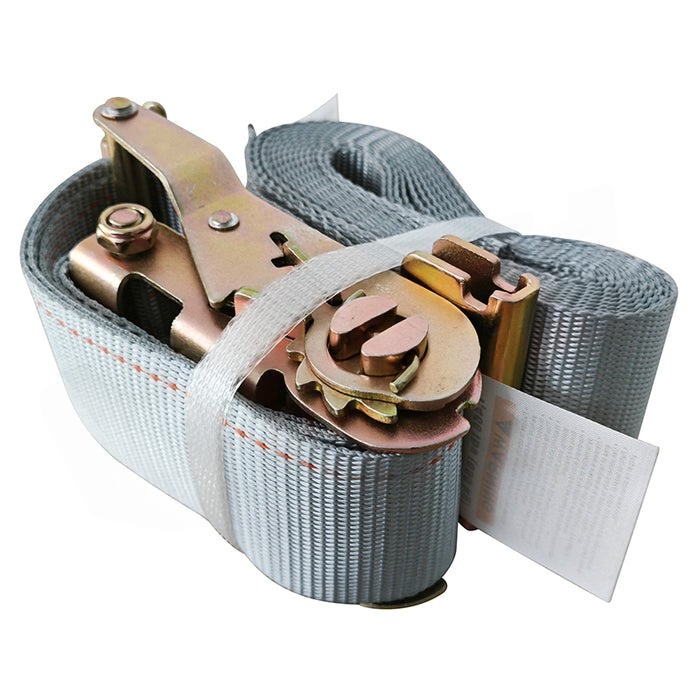 2In*16Ft E-Track Strap With Ratchet 4400 Ib Breaking Strength Color In Grey